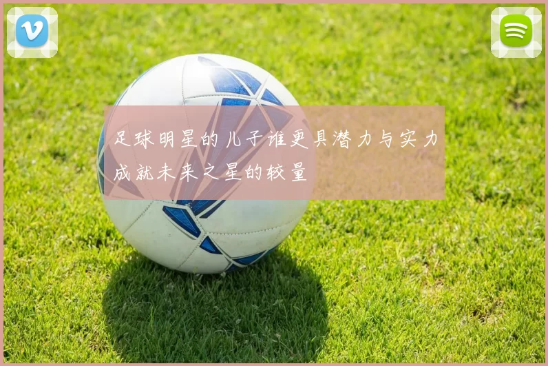 足球明星的儿子谁更具潜力与实力成就未来之星的较量